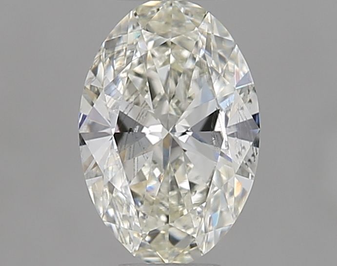 0.60 ct Oval GIA certified Loose diamond, J color | SI2 clarity