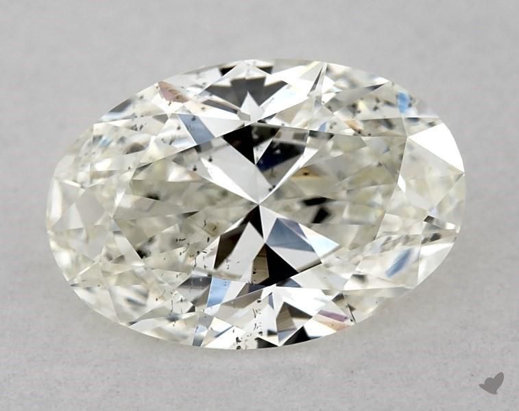 0.70ct Oval Natural Diamond (Colour J, Clarity SI1, GIA)