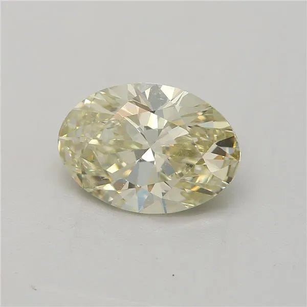 1.02ct Oval Natural Diamond (Colour Fancy Yellow, Clarity VS2, GIA Certified)