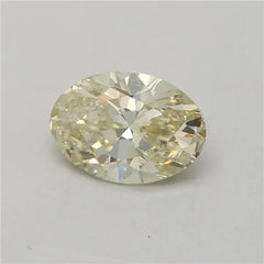 1.02ct Oval Natural Diamond (Colour Fancy Yellow, Clarity VS2, GIA Certified)