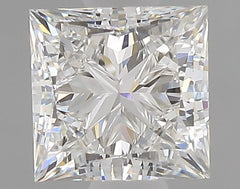 0.81 ct Princess IGI certified Loose diamond, F color | VS1 clarity