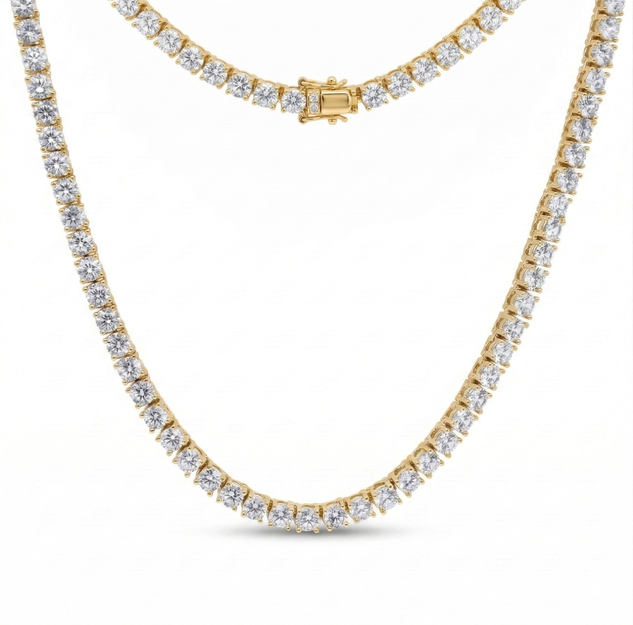 Evert Tennis Necklace 14 CTW (Natural)