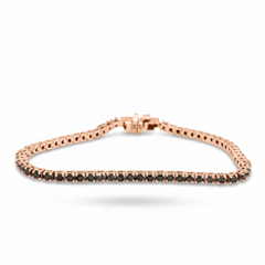 Evert Brazalete Diamante Negro 2.5 CTW