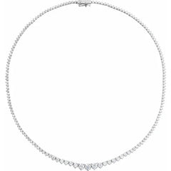 Evert Riviera Tennis Necklace 9.5CTW (LabGrown)
