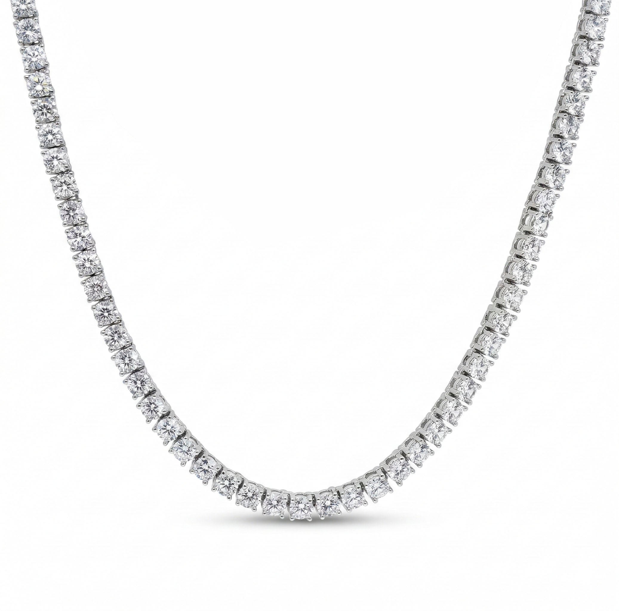 Evert Tennis Necklace 14 CTW (Natural)