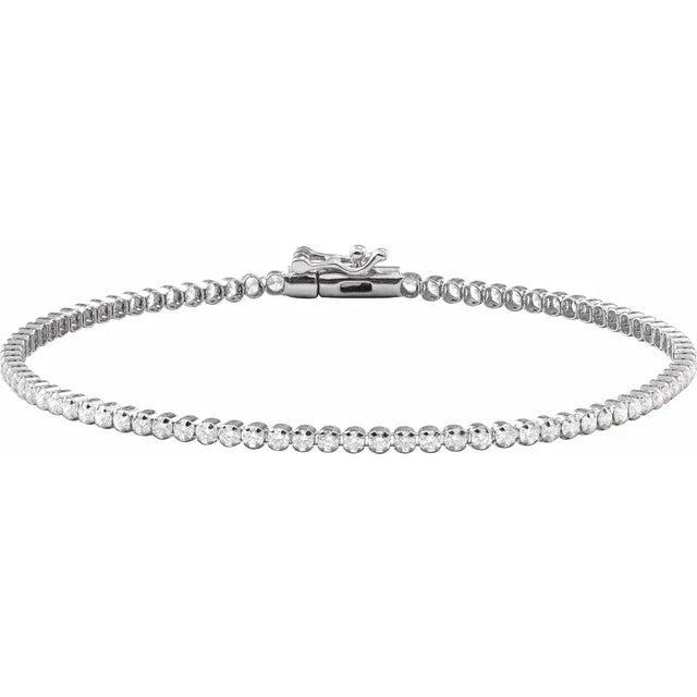 Evert Cupcake Tennis Bracelet 1.60 CTW Natural