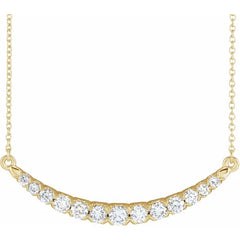 Collar French Set con Diamante LabGrown 45 cm