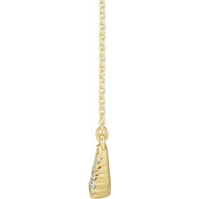 Collar French Set con Diamante LabGrown 45 cm