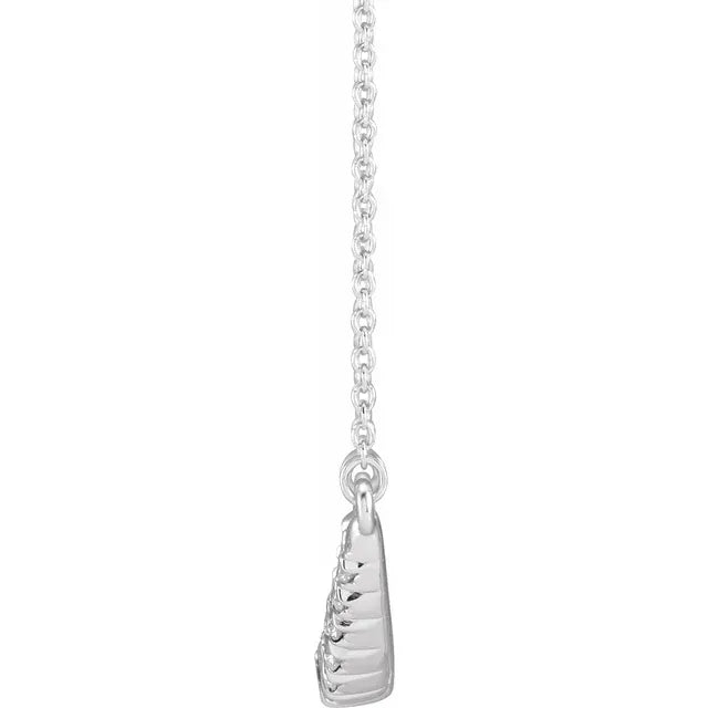 Collar French Set con Diamante LabGrown 45 cm