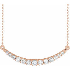 Collar French Set con Diamante LabGrown 45 cm