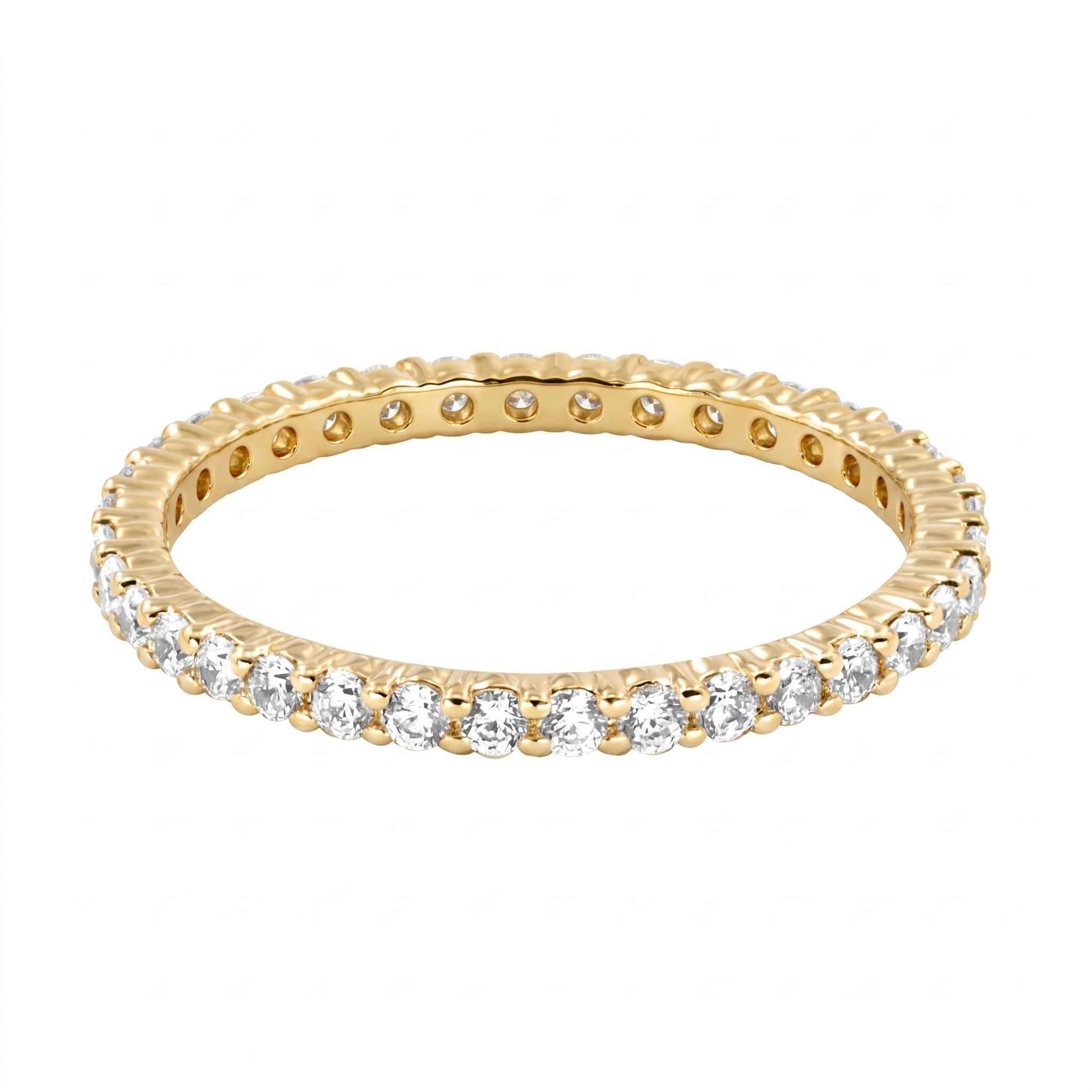 Amélie Eternity 0.50CTW (Churumbela Pavé Eternity Uñas Compartidas)
