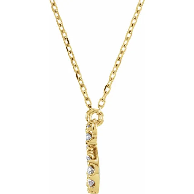 Initial Necklace (Anillos con Inicial en Diamantes)