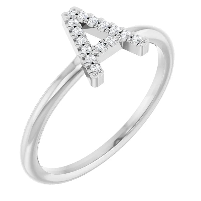 Initial Ring (Anillos con Inicial en Diamantes)