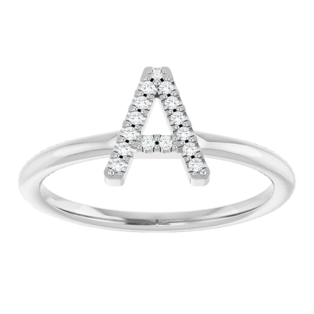 Initial Ring (Anillos con Inicial en Diamantes)