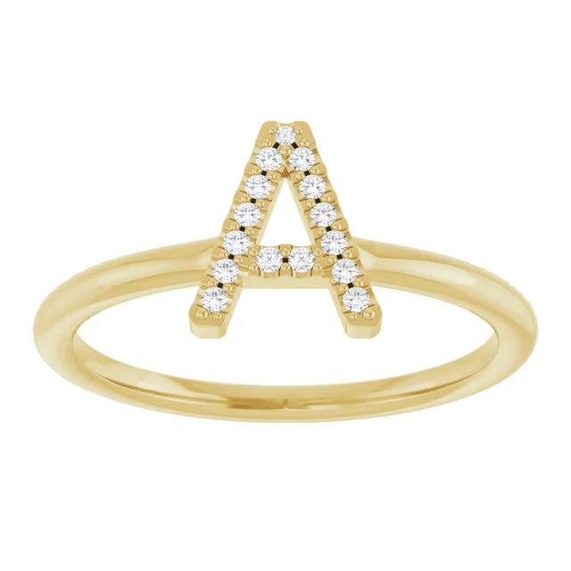 Initial Ring (Anillos con Inicial en Diamantes)