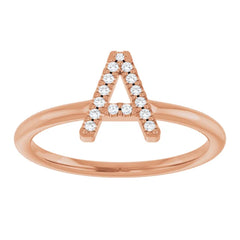 Initial Ring (Anillos con Inicial en Diamantes)