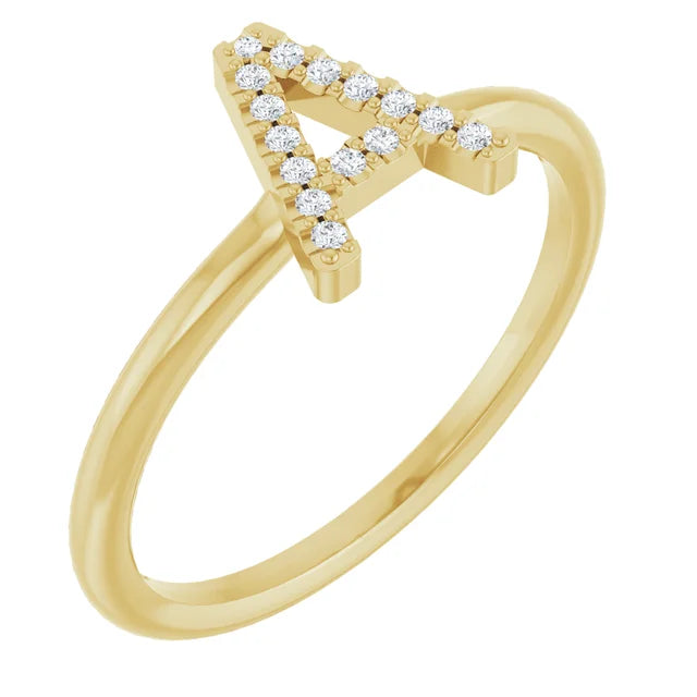 Initial Ring (Anillos con Inicial en Diamantes)