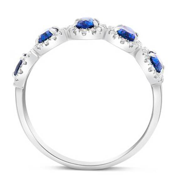 Nebula Sapphire & Diamond Ring