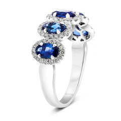 Nebula Sapphire & Diamond Ring