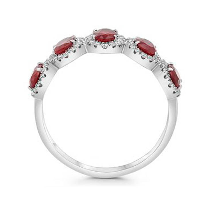 Nebula Ruby & Diamond Ring