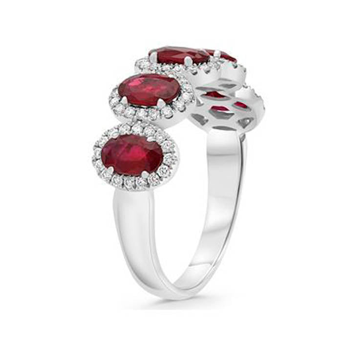 Nebula Ruby & Diamond Ring