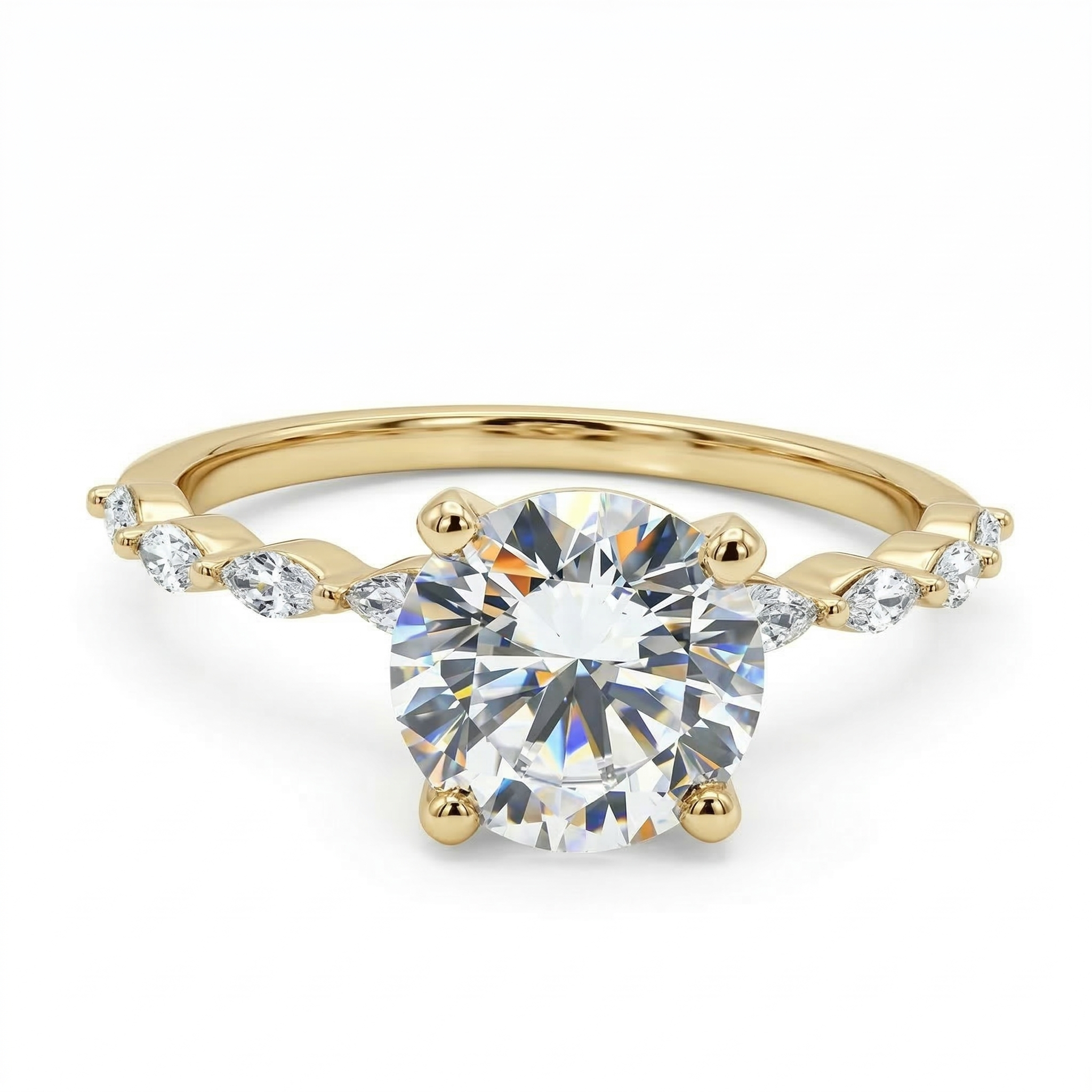 Monaco (Montura Pavé Marquise)