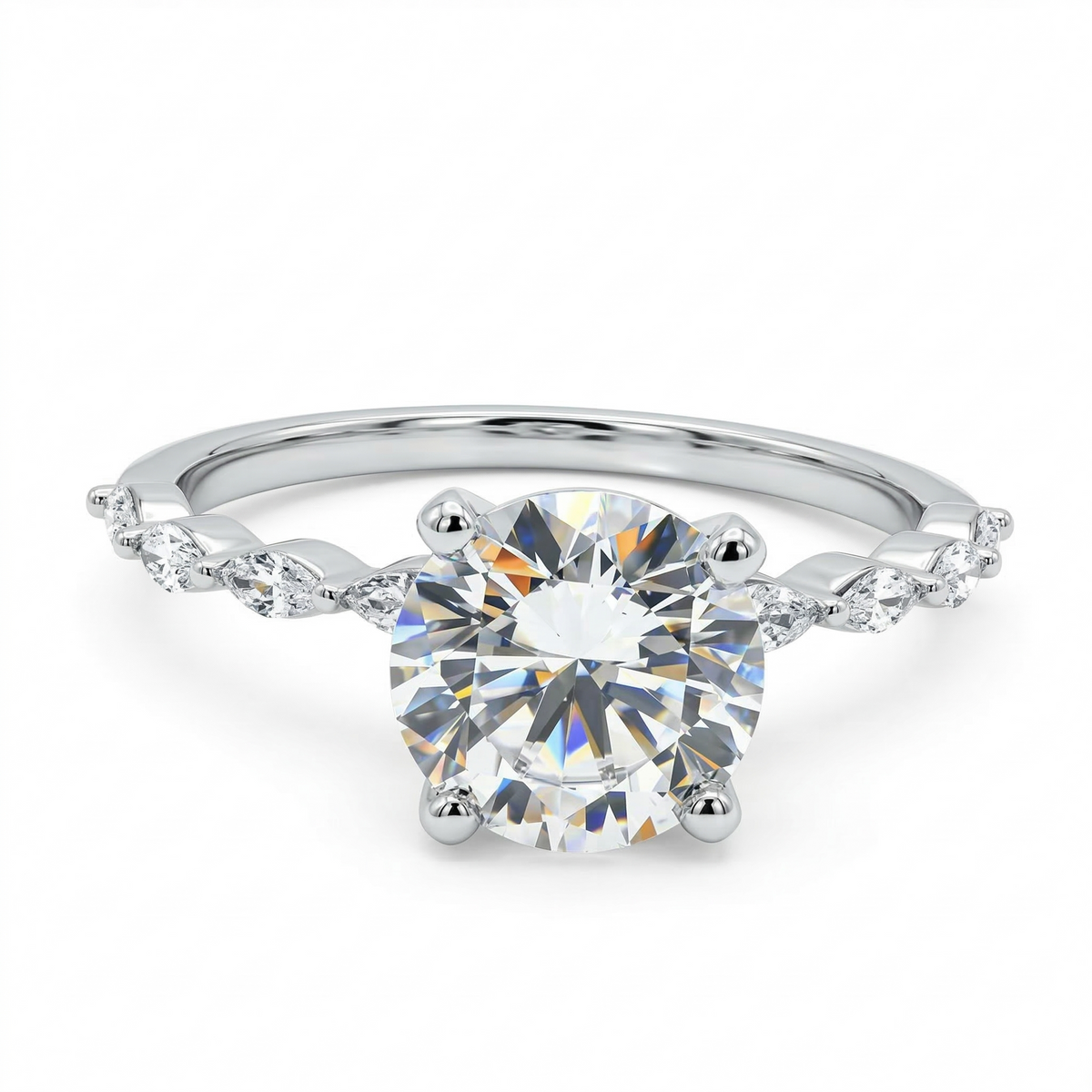 Monaco (Montura Pavé Marquise)
