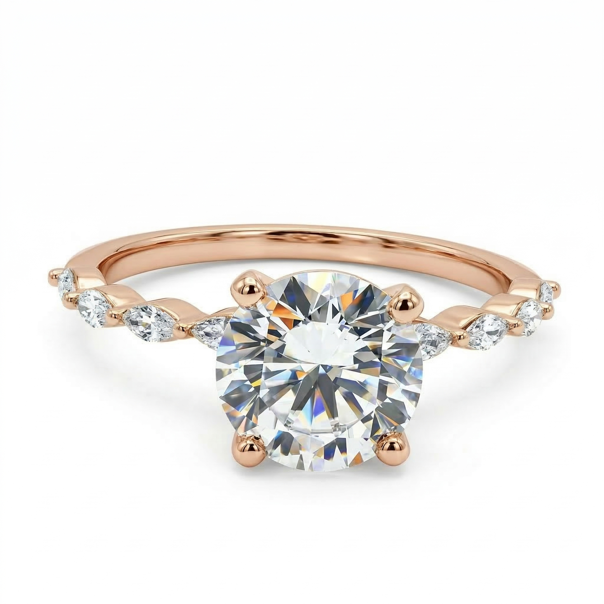 Monaco (Montura Pavé Marquise)