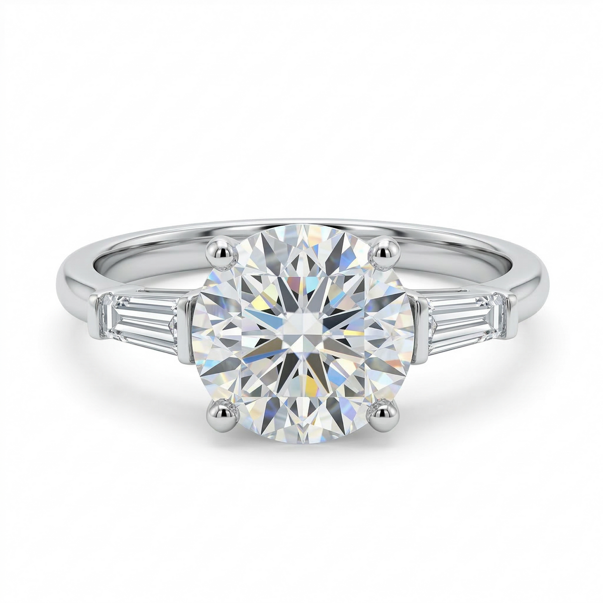 Notre Dame Baguette (Montura Diamantes Laterales Baguette)