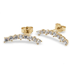 French Set LabGrown Diamond Earrings 0.50 CTW (Aretes French Set Diamante LabGrown 0.50 CTW)