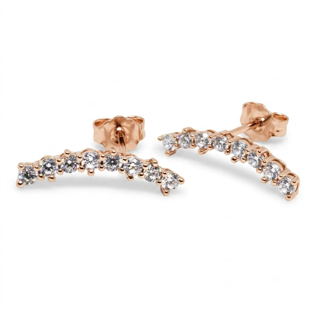 French Set LabGrown Diamond Earrings 0.50 CTW (Aretes French Set Diamante LabGrown 0.50 CTW)