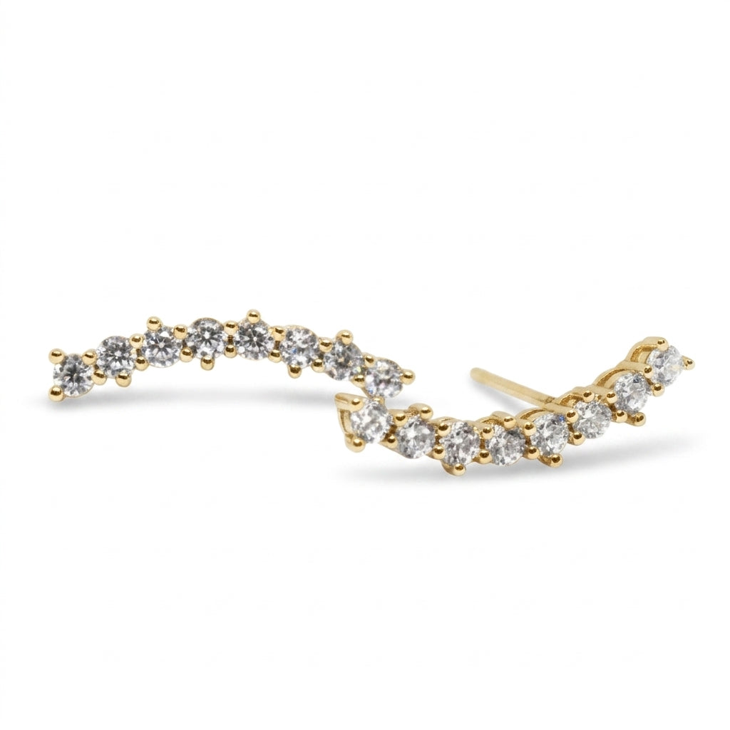 French Set LabGrown Diamond Earrings 0.50 CTW (Aretes French Set Diamante LabGrown 0.50 CTW)