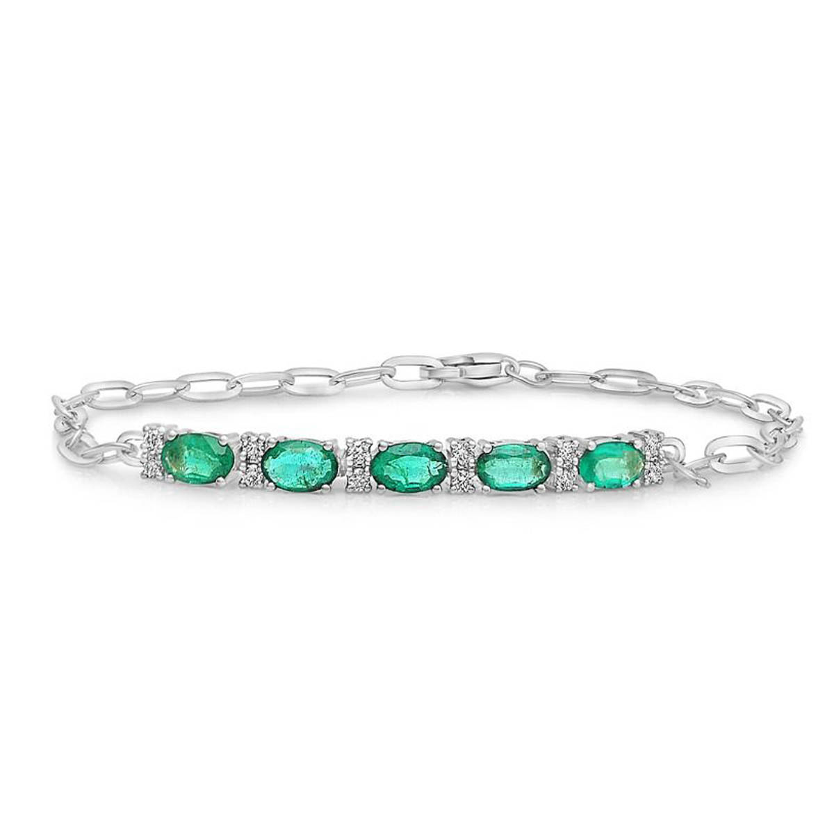 Galaxie Emerald & Diamond Bracelet