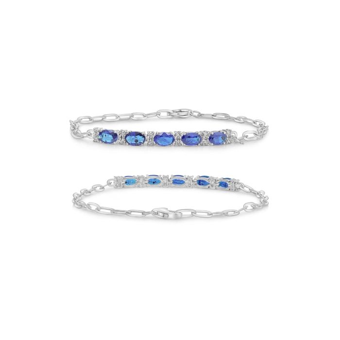 Galaxie Sapphire & Diamond Bracelet