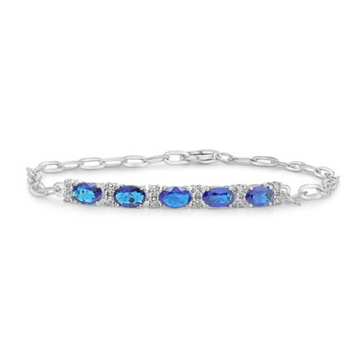 Galaxie Sapphire & Diamond Bracelet