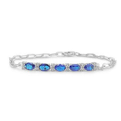 Galaxie Sapphire & Diamond Bracelet