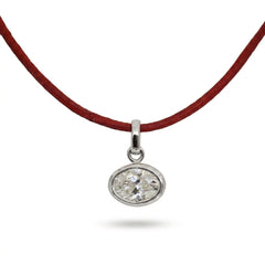 East West Bezel 3CTW Oval Labgrown Diamond Pendant (Dije Oval 3 CTW Diamante Labgrown) (Copia)